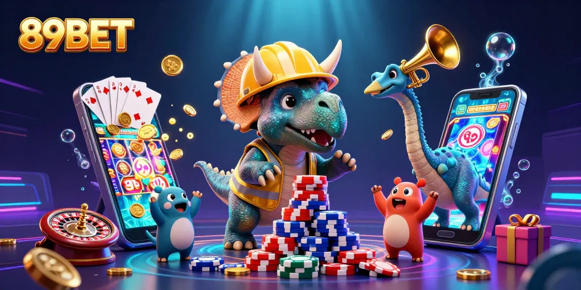 Engage with exciting gaming rewards at 89BET with vibrant visuals from the casino world.