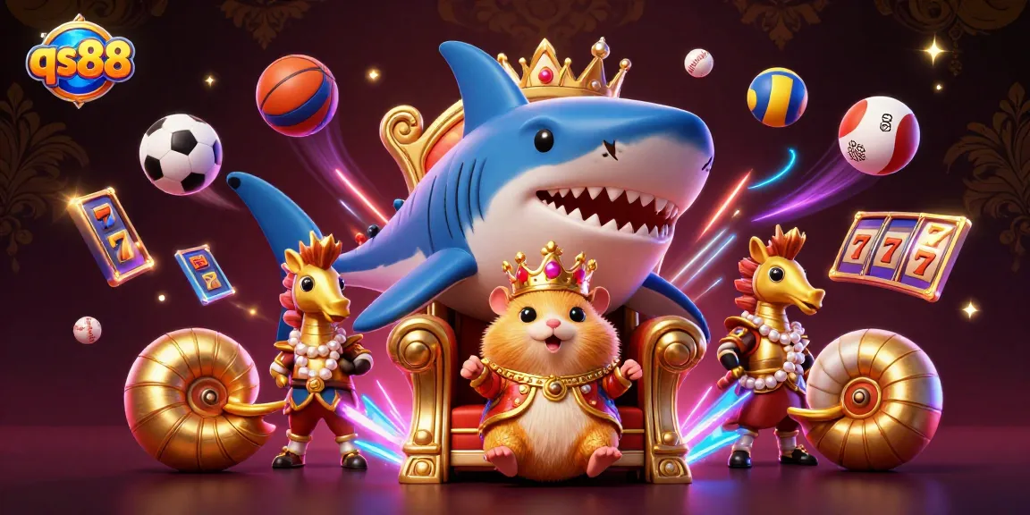 Place your bets and experience the thrill of qs88 with vibrant casino-themed action illustration.