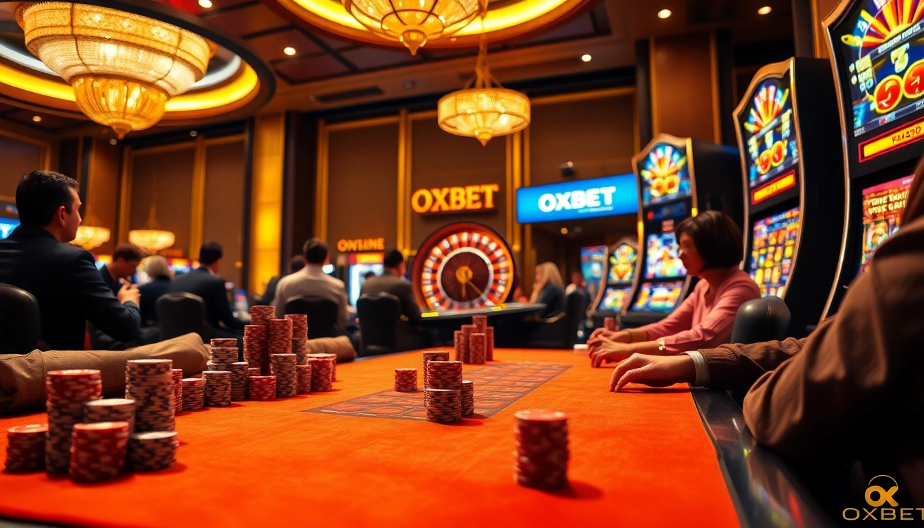 Experience the thrill of OXBET with exciting casino table games and vibrant slot machines.