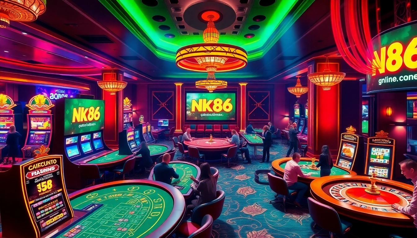 Experience thrilling gaming at https://nk88zz.bio/ with vibrant online casino tables and exciting slot machines.