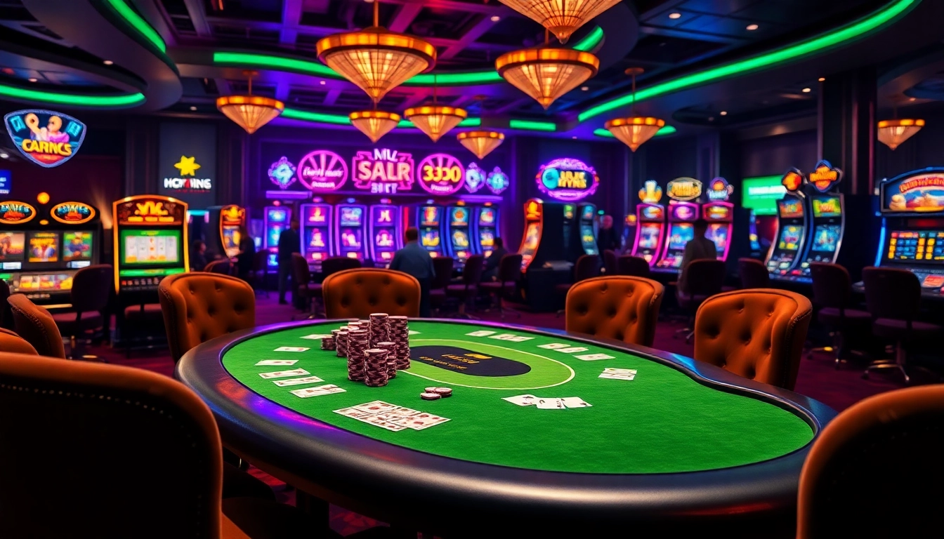 Experience the excitement of XN88 with vibrant casino scenes and thrilling gameplay elements.