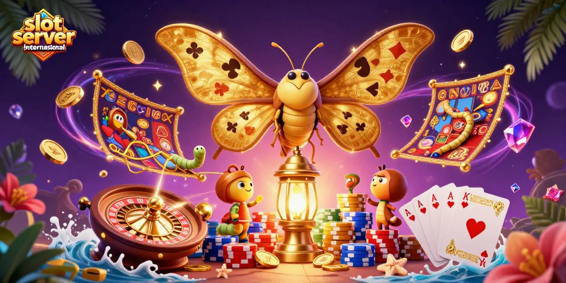 Engage with slot server internasional through vibrant 3D casino visuals featuring slots and dynamic gameplay.