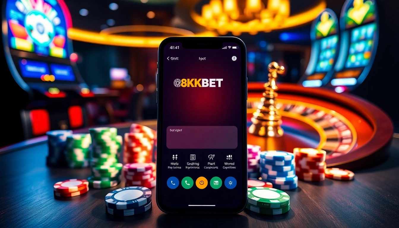 Tải app 8KBET to enjoy seamless mobile gambling experiences with vibrant casino features.