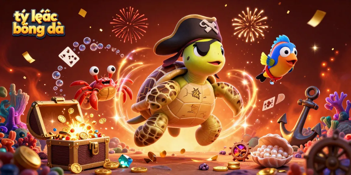 Engage in thrilling sports betting with tỷ lệ bóng đá updates as turtle and crab explore underwater treasure.