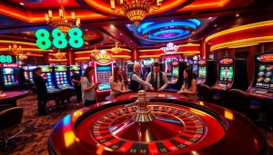 Experience the thrill of winning at 888now with vibrant casino games and exciting action.