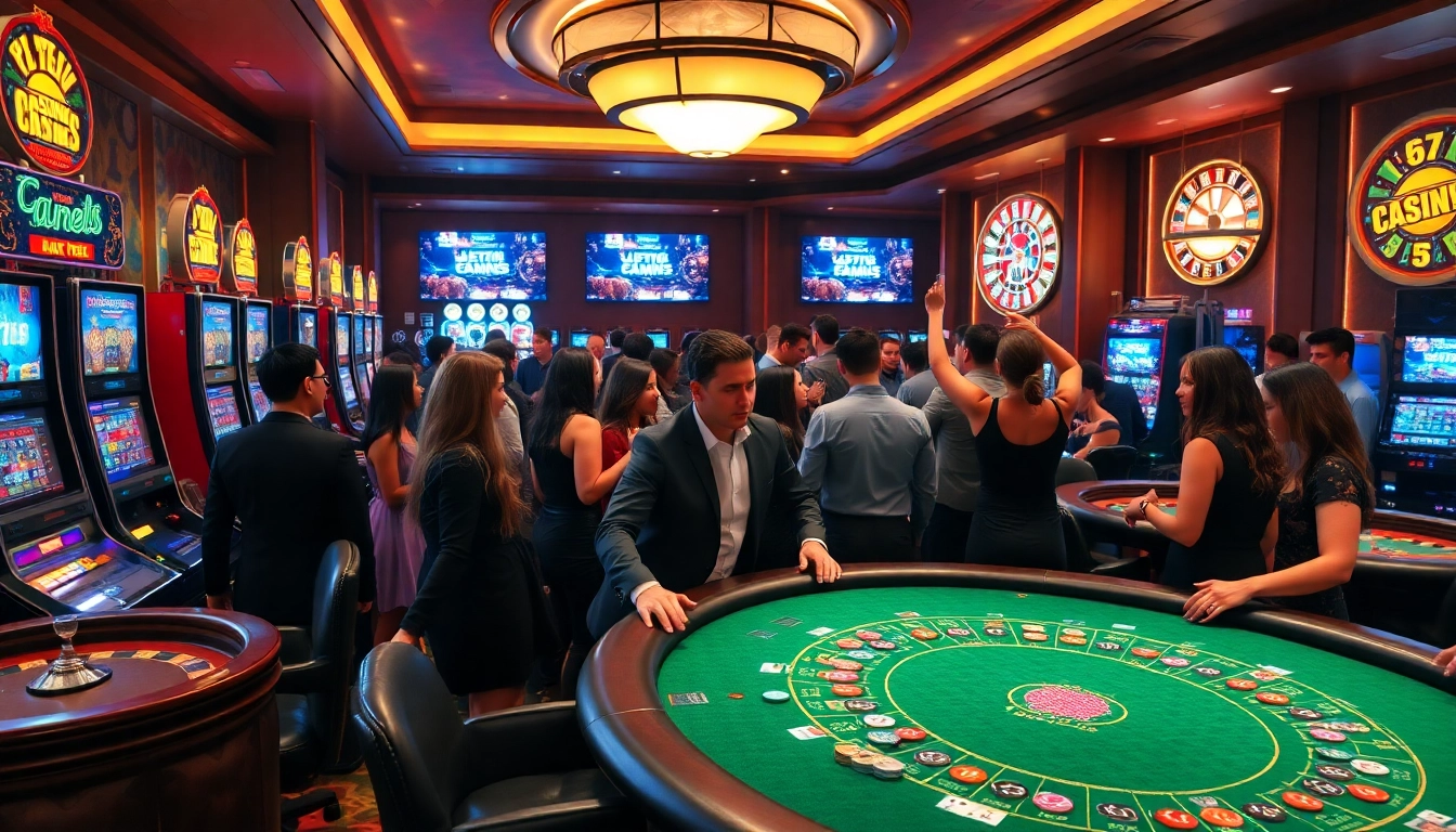 Experience the excitement of gambling at https://f168.sarl/ with vibrant tables and stylish players.