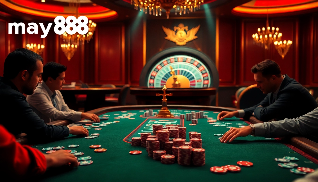 Experience the thrill of online poker at may88 with vibrant visuals and engaging gameplay.