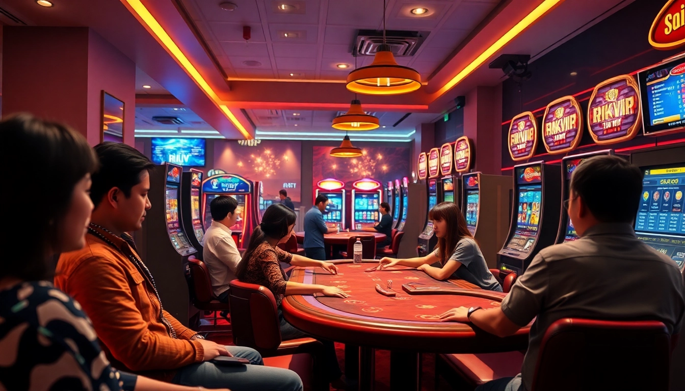 Experience thrilling games at https://rikvipcom.io/ with engaging atmosphere and diverse players.