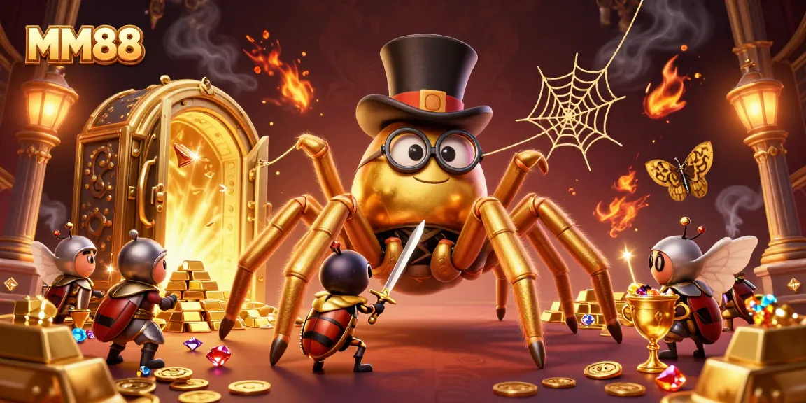 Experience endless winning opportunities at MM88 with enchanting casino characters and treasures.